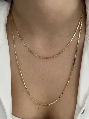 Küp Zincir Kolye 60 cm