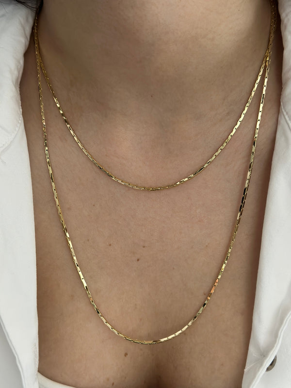 Küp Zincir Kolye 60 cm