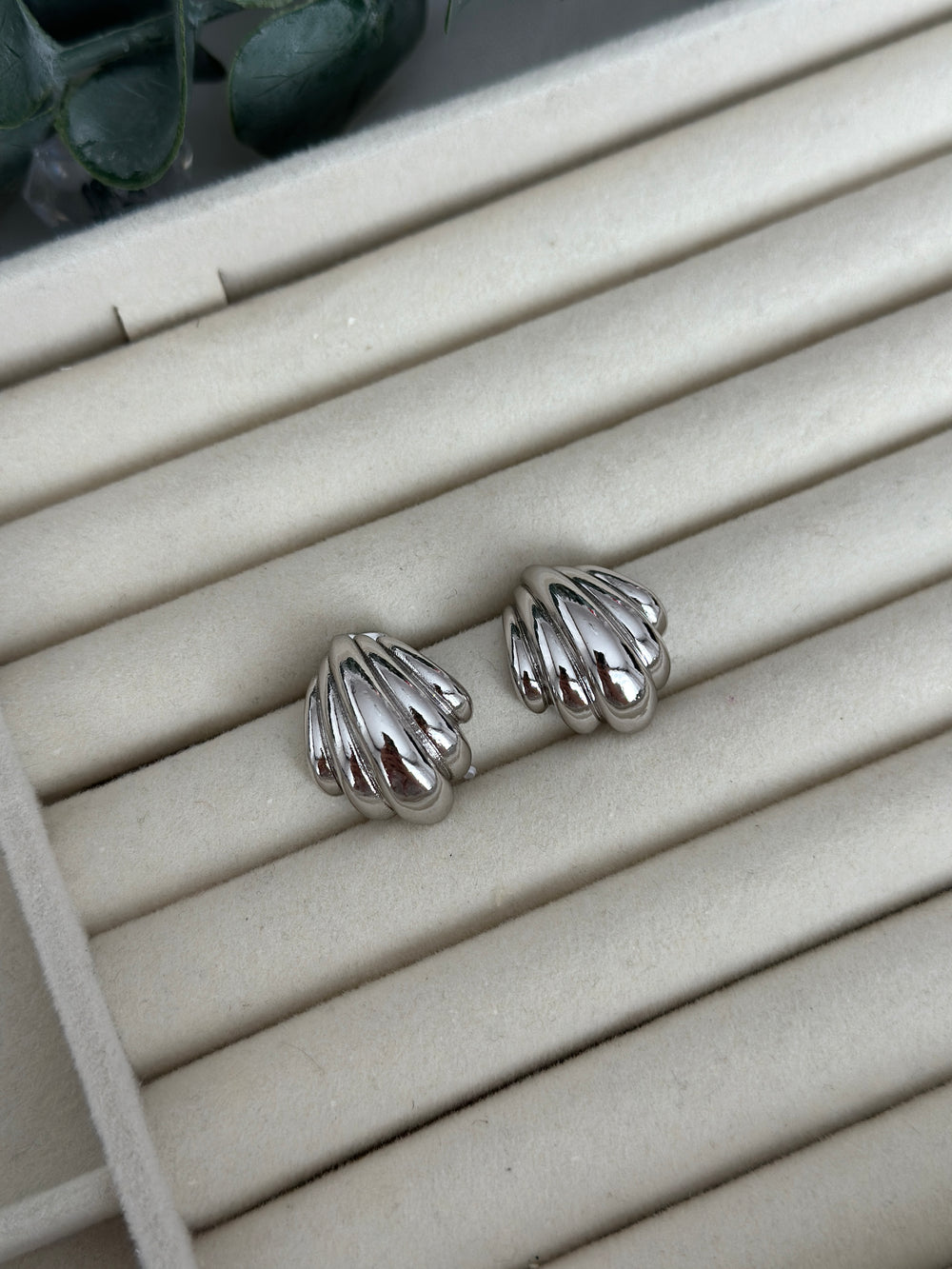 Silver İstiridye Küpe