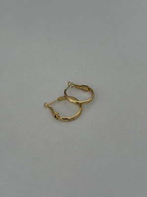 Kuzey Yıldız Baskılı Halka Küpe