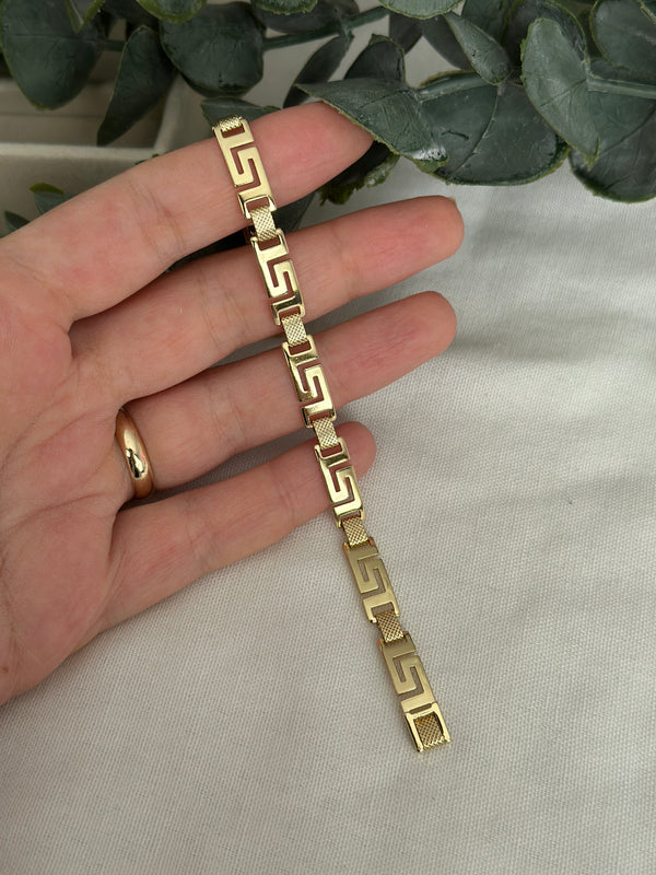 Gold Labirent Bileklik