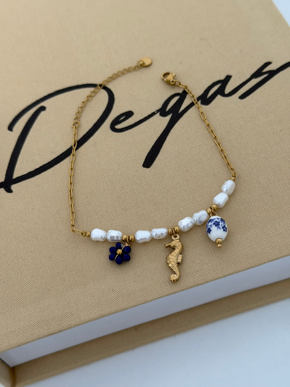 İncili Deniz Atı Charmlı Halhal