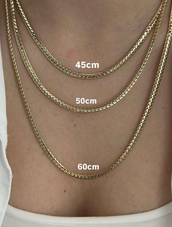 Kalın Dalga Model Zincir Kolye