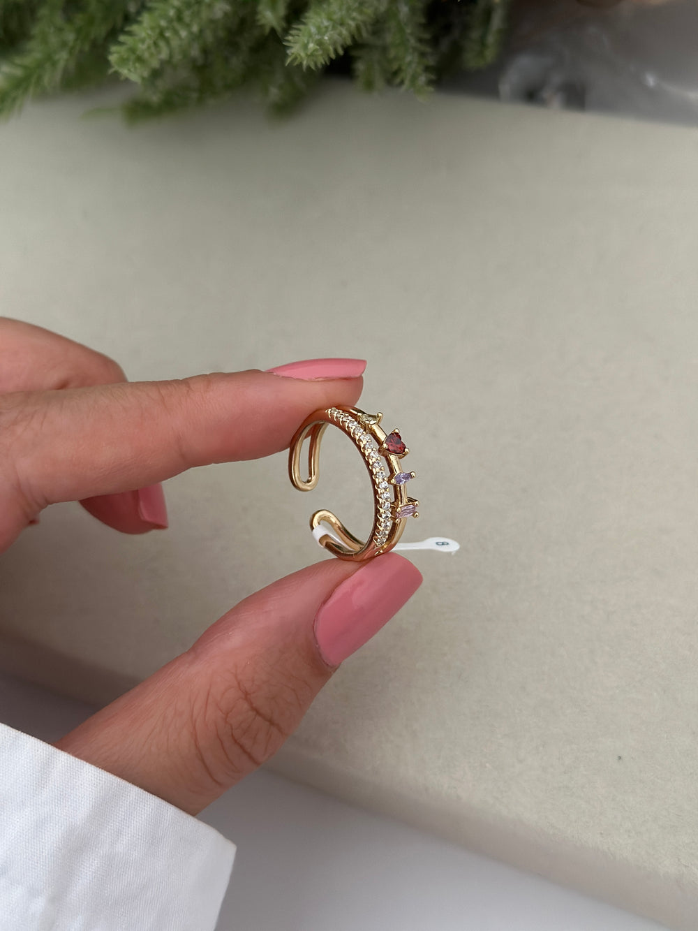 Renkli Taşlı Yüzük