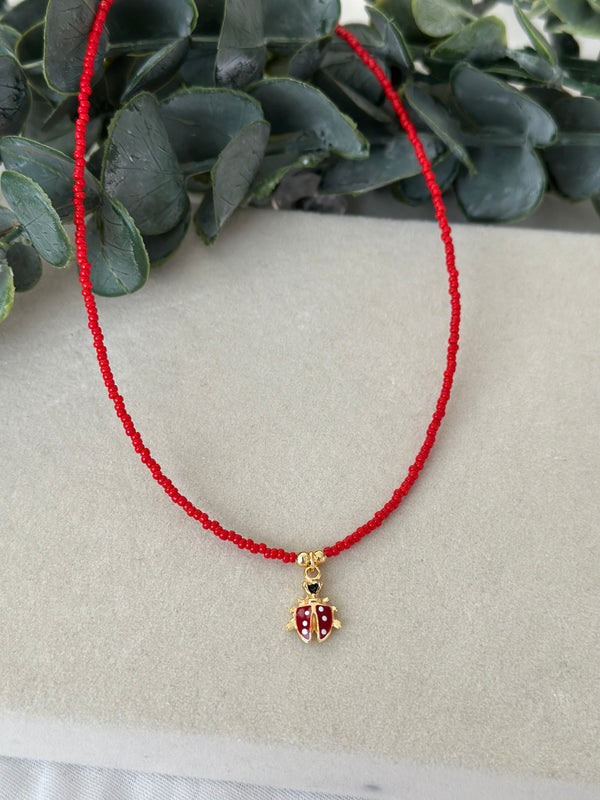 Uğur Böcekli Kolye