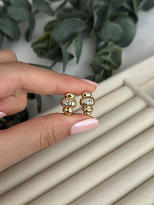 Taşlı Bonita Küpe