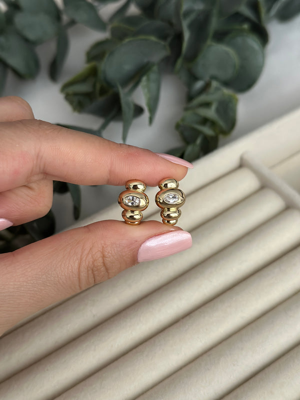 Taşlı Bonita Küpe