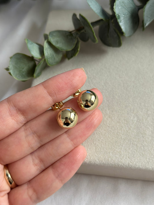 14K Renk Top Küpe
