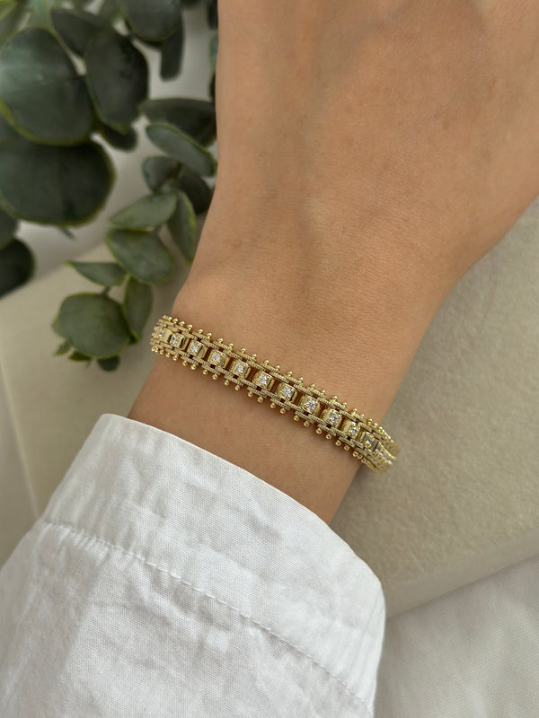 Taşlı Deko Bileklik