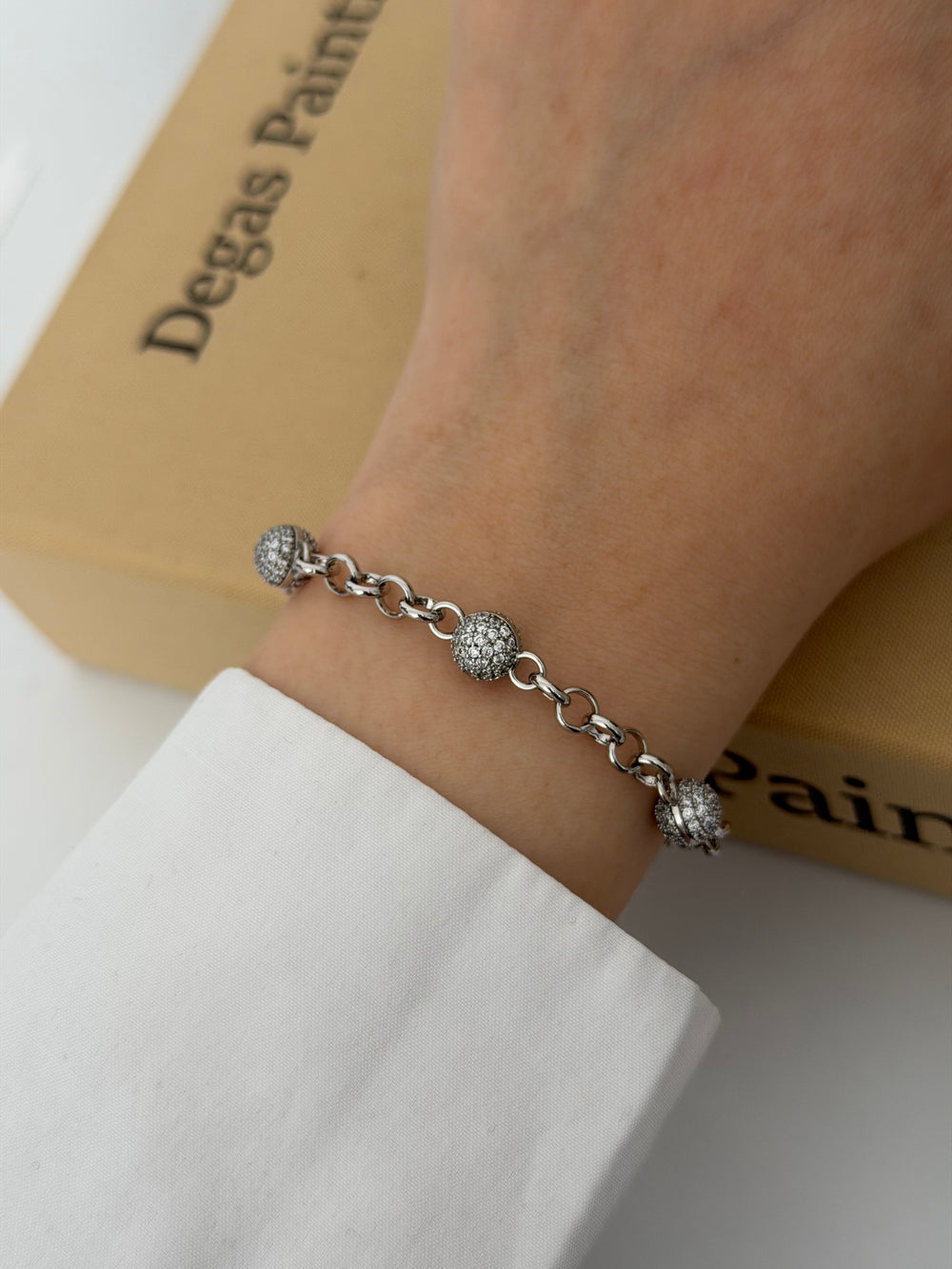 Üç Top Silver Bileklik