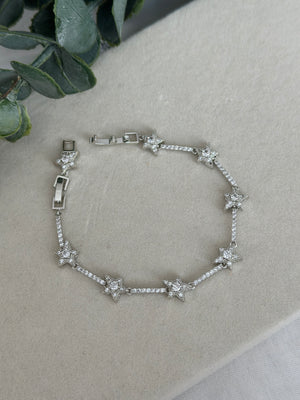 Silver Yıldızlı Vip Bileklik