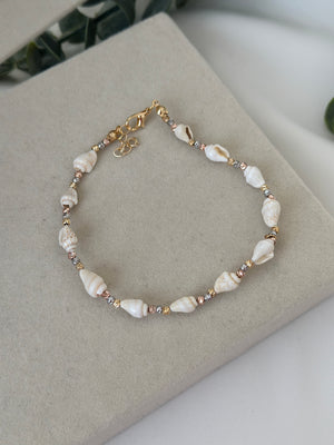 Arası Dorika Taşlı Deniz Kabuklu Halhal