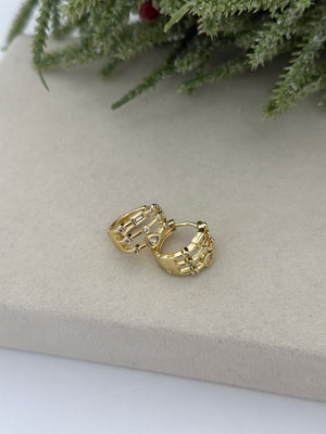 Üçlü Görünüm Geo Küpe