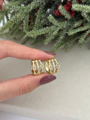 Üçlü Görünüm Geo Küpe