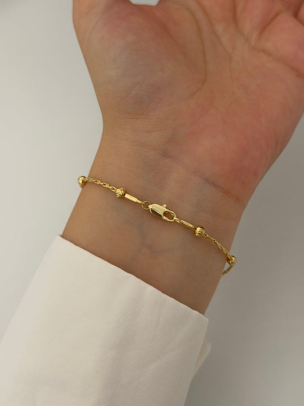 Dorika Top Aralıklı Bileklik