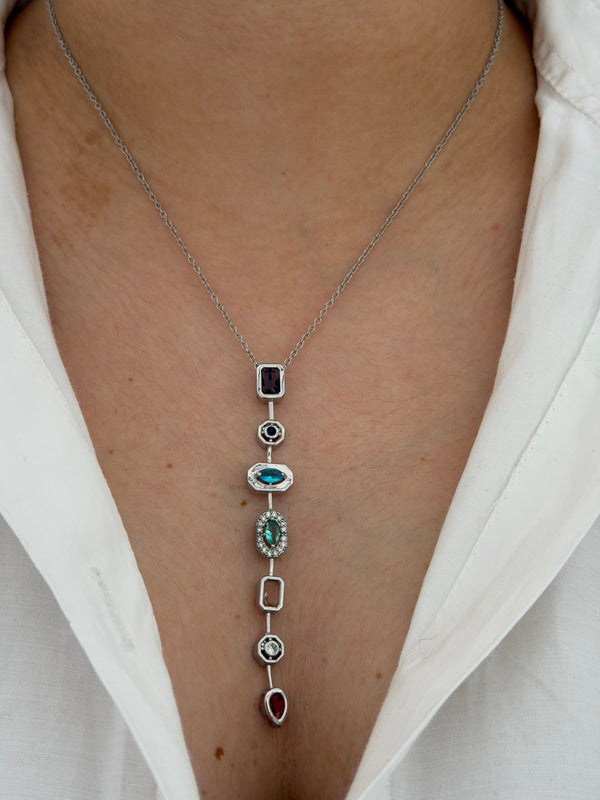 Çelik Silver Element Kolye