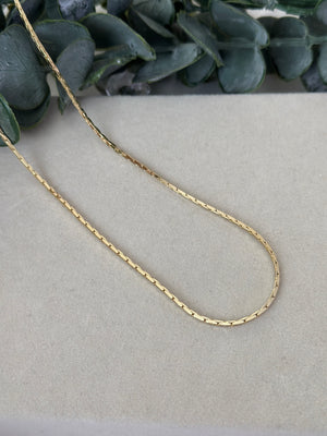 Küp Zincir Kolye 45 cm