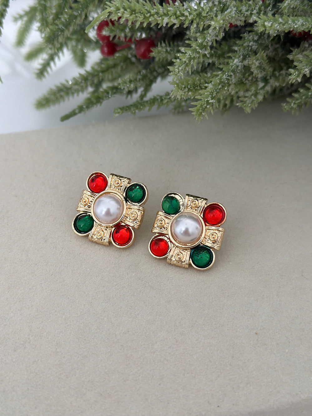 Renkli Vintage Küpe