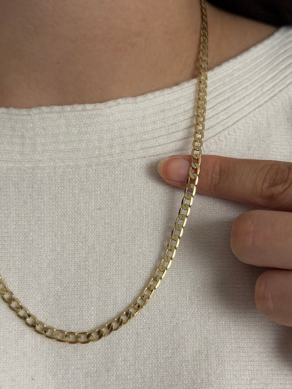 Yassı Gurmet Zincir Kolye