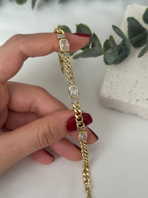 Gurmet Üstü Baget Taşlı Bileklik