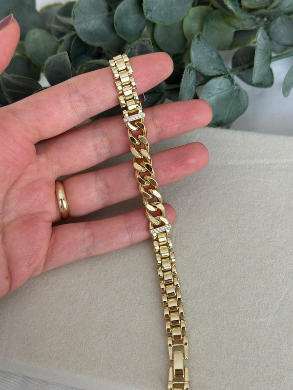 Kordon Kenarlı Gurmet Bileklik