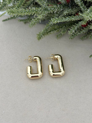 Arkası Açık L Küpe