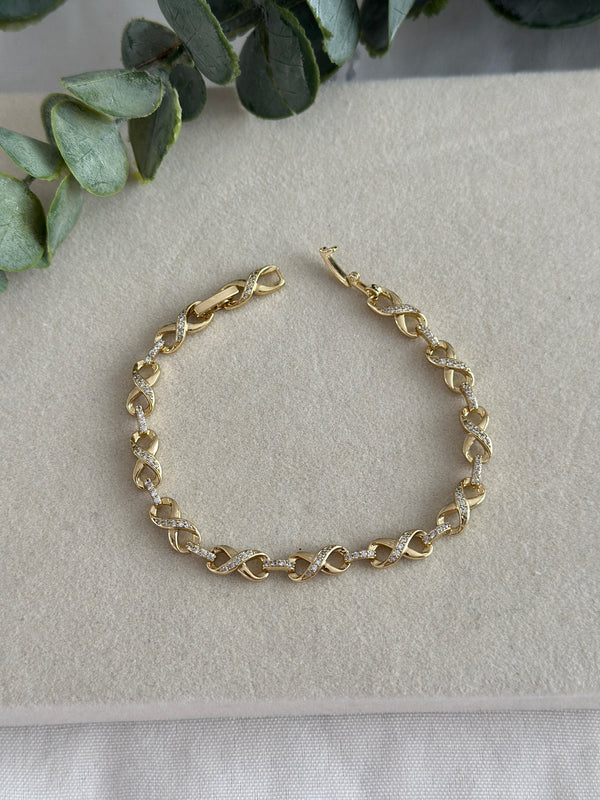 Taşlı Sonsuz Bileklik