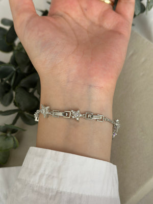 Silver Yıldızlı Vip Bileklik