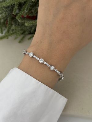 Silver Yuvarlak Plaka Su Yolu