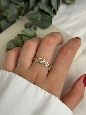 Baget Taşlı Yüzük