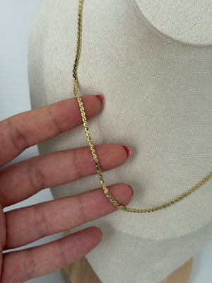 İnce S Model Kolye 45cm