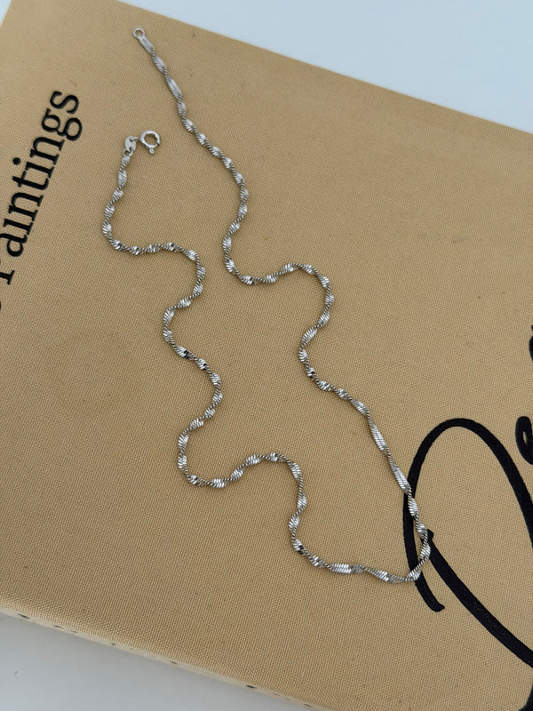 Silver Singapur Zincir Kolye