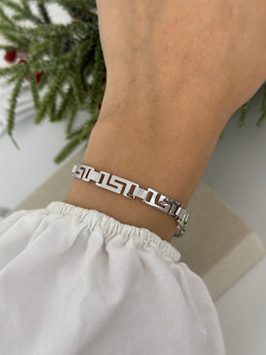 Silver Labirent Bileklik