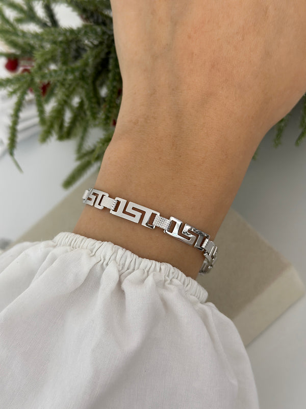 Silver Labirent Bileklik