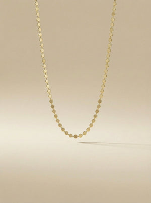 Ezme Pul Zincir Kolye 60 cm