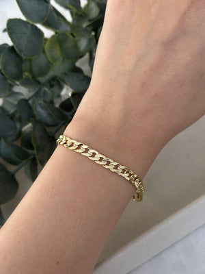 İnce Yassı Gurmet Zincir Bileklik
