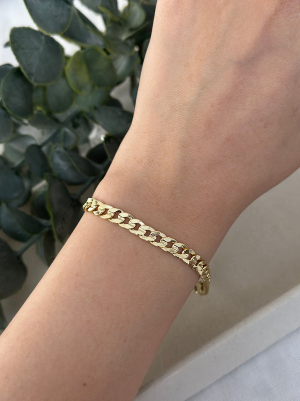 İnce Yassı Gurmet Zincir Bileklik