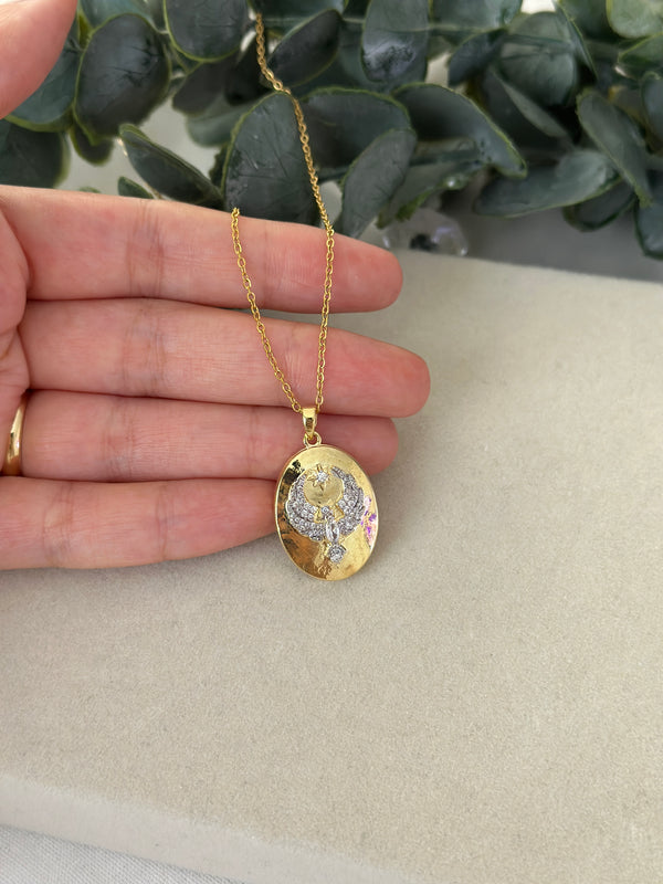 Alya Anka Kuşu Kapaklı Kolye