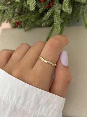 İnce Zikzak Yüzük