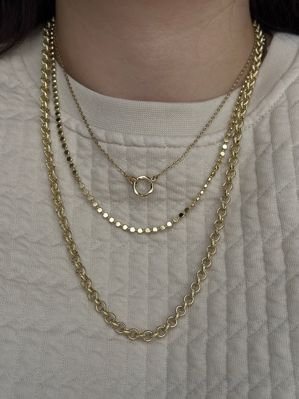 Lazer Çizgili Doc Zincir Kolye