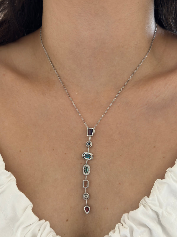 Çelik Silver Element Kolye