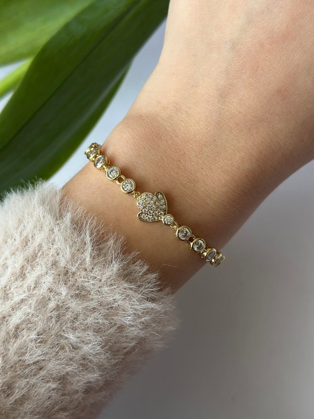 Ortası Lale Bileklik