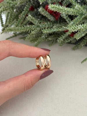 Rose Ara Boy Halka Küpe