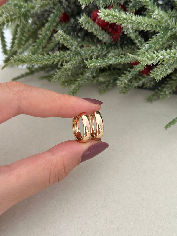 Rose Ara Boy Halka Küpe