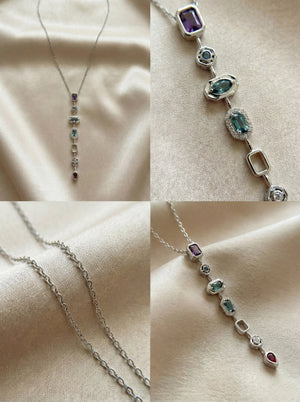 Çelik Silver Element Kolye