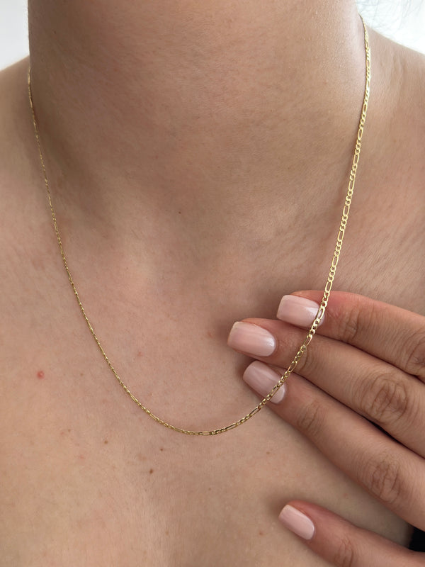 İnce Figaro Zincir 50cm