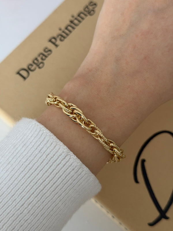 Lazer Çizik Sarmal Bileklik