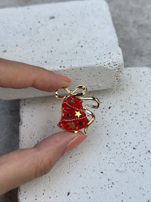 Kırmızı Çan Broş