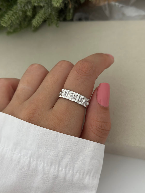 Taşlı Kordon Yüzük