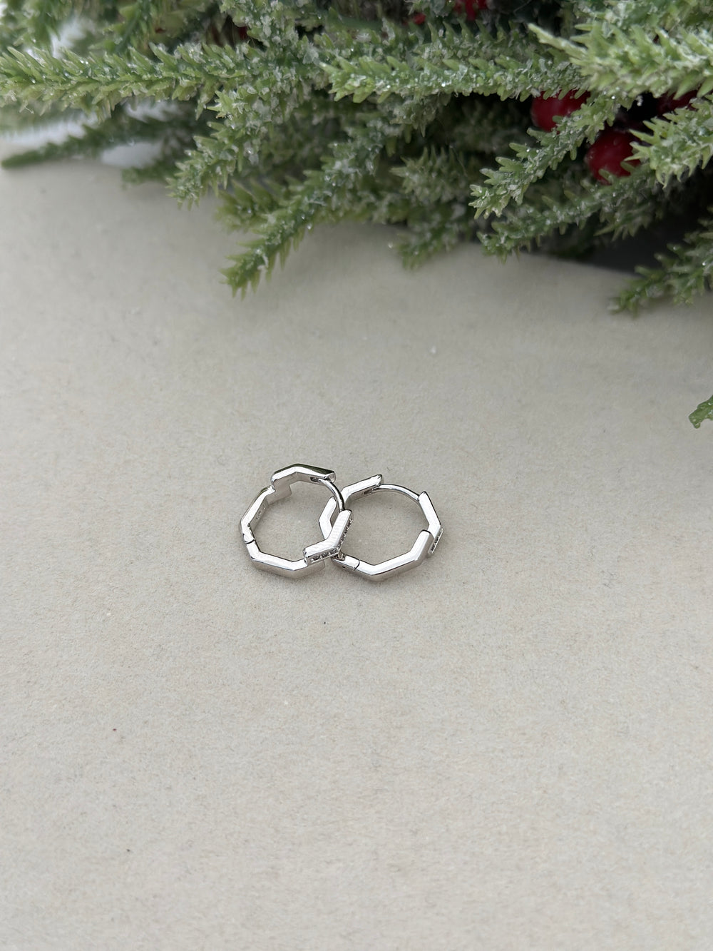 Mini Zikzak Silver Küpe